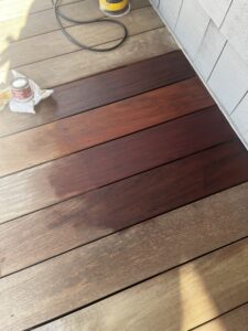 wood stain deck